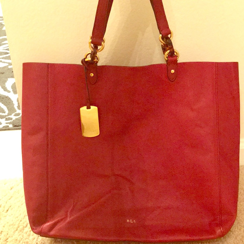 Ralph Lauren burgundy bag